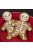 3D Váz Skelet Gingerbread Man Süti Kiszúró Szett, Műanyag Süteménynyomó Forma Sütéshez és Torta Dekoráláshoz
