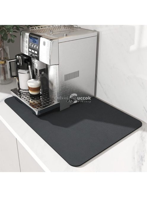 1 db PC gumi gyorsan száradó kávéalátét - Nedvszívó, csúszásmentes, multifunkcionális pultvédő konyhába, fürdőszobába és eszpresszó gépekhez