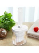 1 készlet, hordozható szilikon palackkefe magas hőmérsékletű főzéshez és grillezéshez - Könnyen tisztítható és tartós