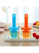 1 készlet, hordozható szilikon palackkefe magas hőmérsékletű főzéshez és grillezéshez - Könnyen tisztítható és tartós