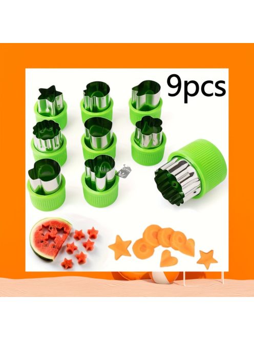 9 darabos Mini Zöldségvágó Készlet