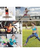 11 darabos Prémium Edzőkötél, Edzőszalag Készlet Szivacs Fogantyúkkal