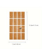 96 darab parafa címke