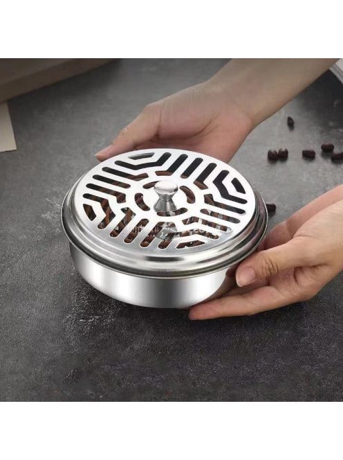 1 db rozsdamentes acél szúnyog füstölő tálca