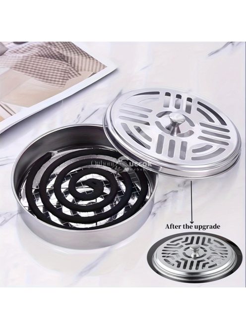 1 db rozsdamentes acél szúnyog füstölő tálca