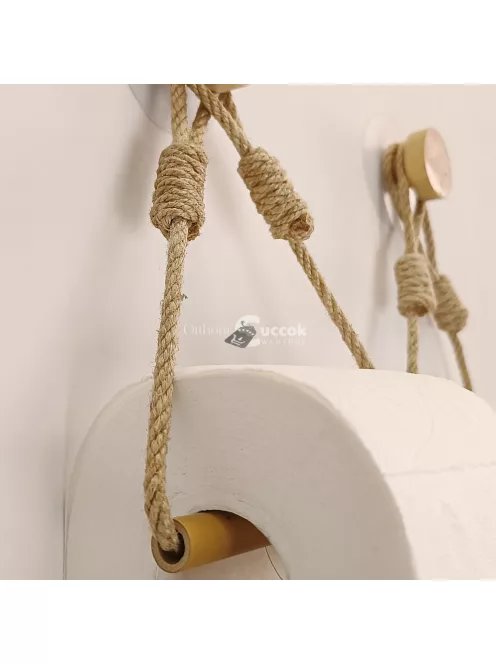 2db fa törölközőtartó - falra akasztható papírtörlő tároló