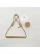 2db fa törölközőtartó - falra akasztható papírtörlő tároló