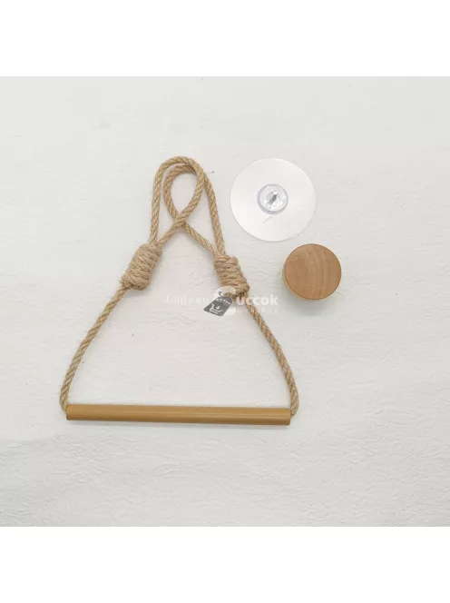 2db fa törölközőtartó - falra akasztható papírtörlő tároló