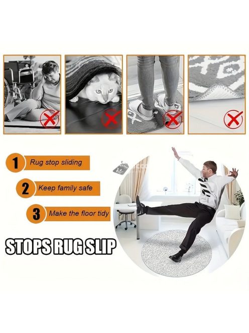 Csúszásgátló szőnyegtapasztó matricák L alakú