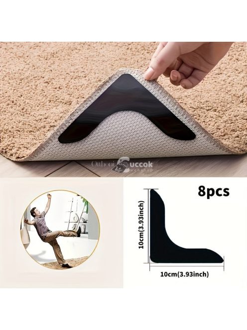 Csúszásgátló szőnyegtapasztó matricák L alakú