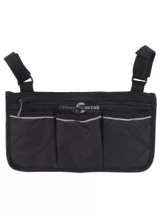   kerekesszékes tároló táska cipzárral és állítható hevederekkel