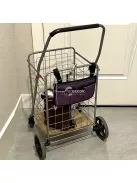 kerekesszékes tároló táska cipzárral és állítható hevederekkel