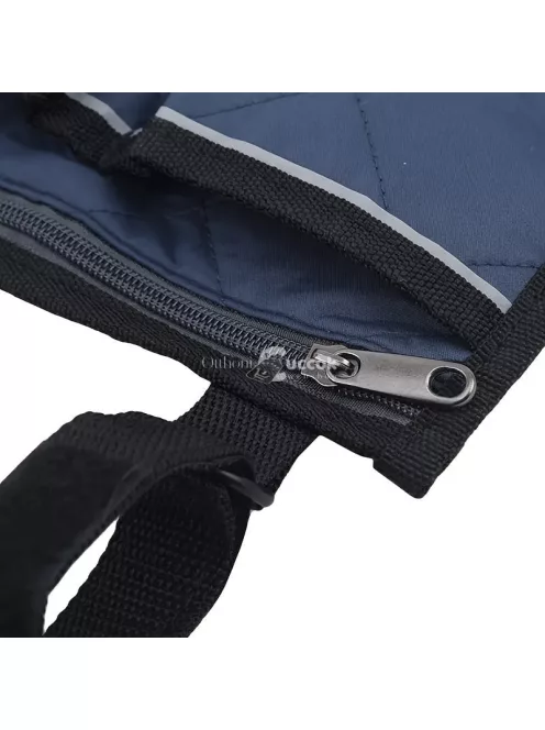 kerekesszékes tároló táska cipzárral és állítható hevederekkel