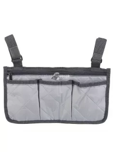   kerekesszékes tároló táska cipzárral és állítható hevederekkel