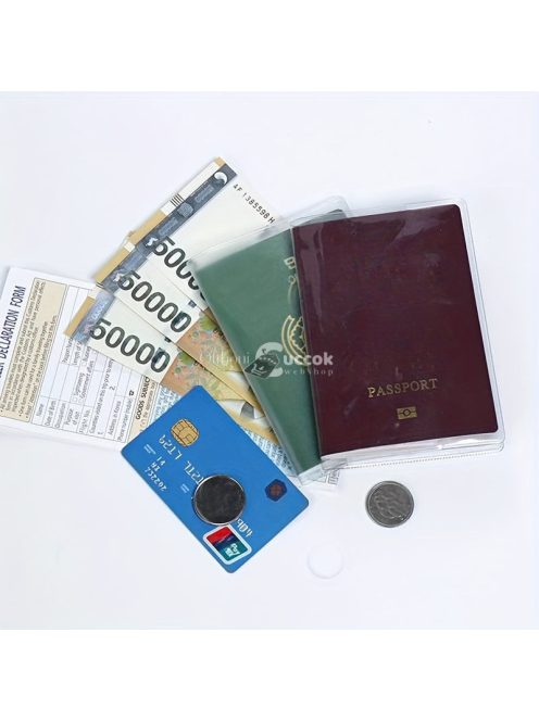 Vízálló Útlevélborító PVC Tok Útlevélhez