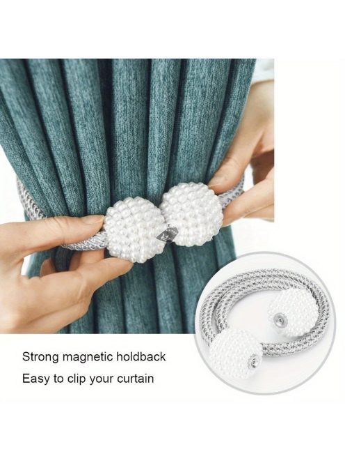 2db Mágneses Függönyrögzítő