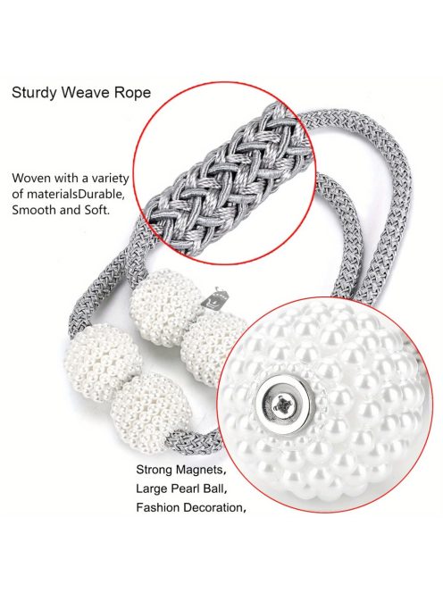 2db Mágneses Függönyrögzítő