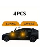 4 Db Autóajtóra helyezhető fényvisszaverő matrica