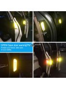 4 Db Autóajtóra helyezhető fényvisszaverő matrica