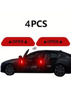 4 Db Autóajtóra helyezhető fényvisszaverő matrica