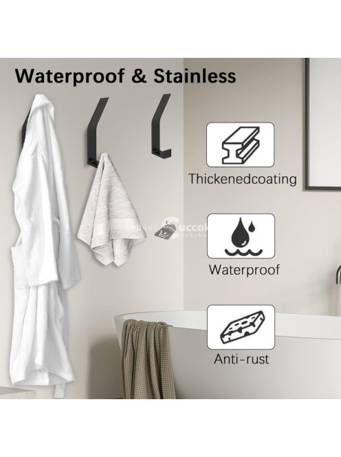 6 darabosruhafogas, fali tartó