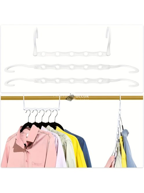 Helytakarékos vállfa tartó akasztó