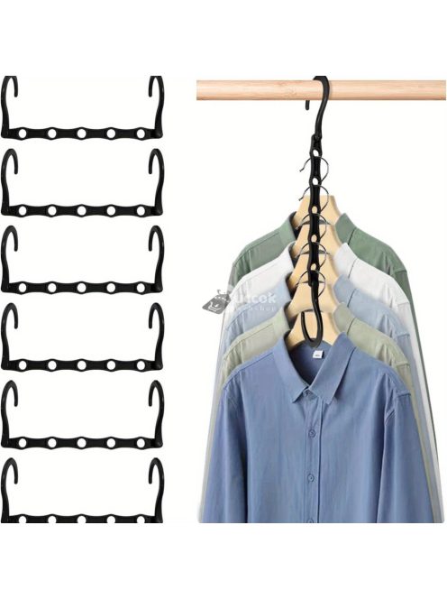 Helytakarékos vállfa tartó akasztó