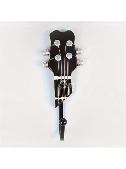 3db-os Gitárfej alakú ruhatartó fogas