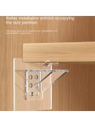 4db Lyukasztómentes Polctartó Alátét