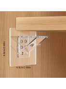 4db Lyukasztómentes Polctartó Alátét