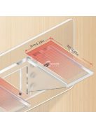 4db Lyukasztómentes Polctartó Alátét