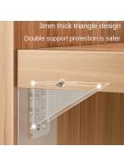 4db Lyukasztómentes Polctartó Alátét