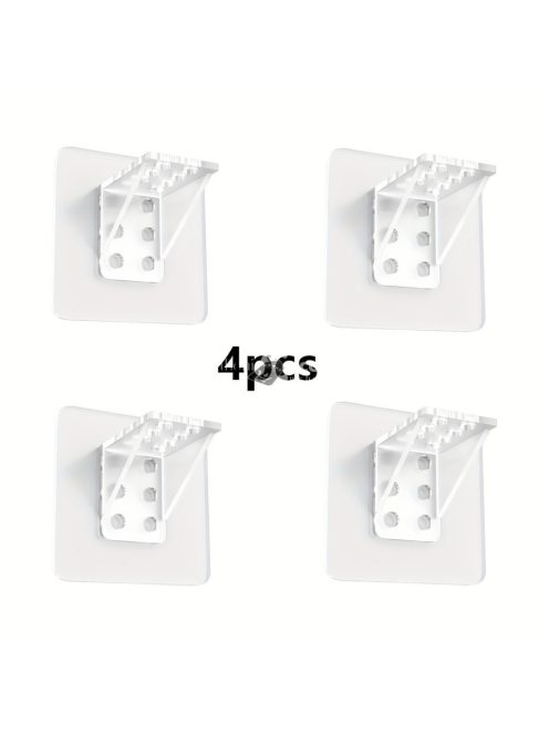 4db Lyukasztómentes Polctartó Alátét