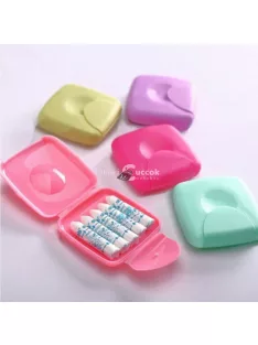 1 db véletlenszerű színű tampon tároló doboz