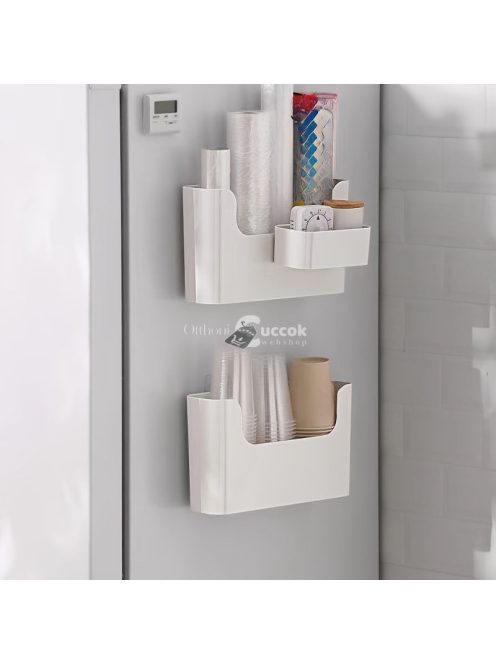 Szekrényajtóra szerelhető tárolószervező