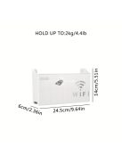 Falra szerelhető router és set top box doboz tároló