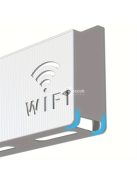 Falra szerelhető router és set top box doboz tároló
