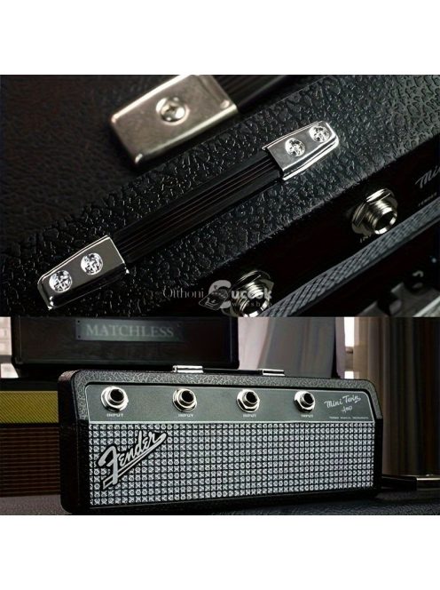 Stílusos Gitárrősítő alakú Kulcstartó