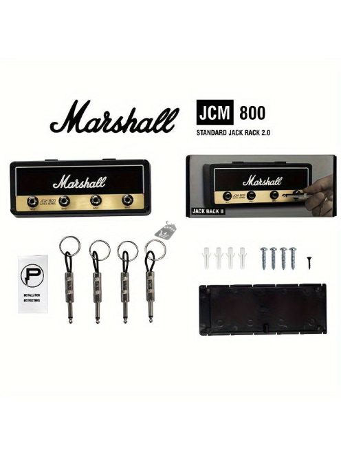 Stílusos Gitárrősítő alakú Kulcstartó