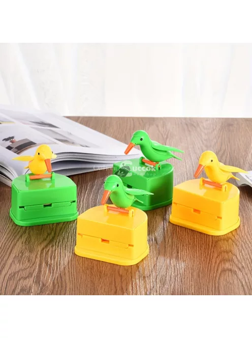 Aranyos madár alakú fogpiszkáló adagoló