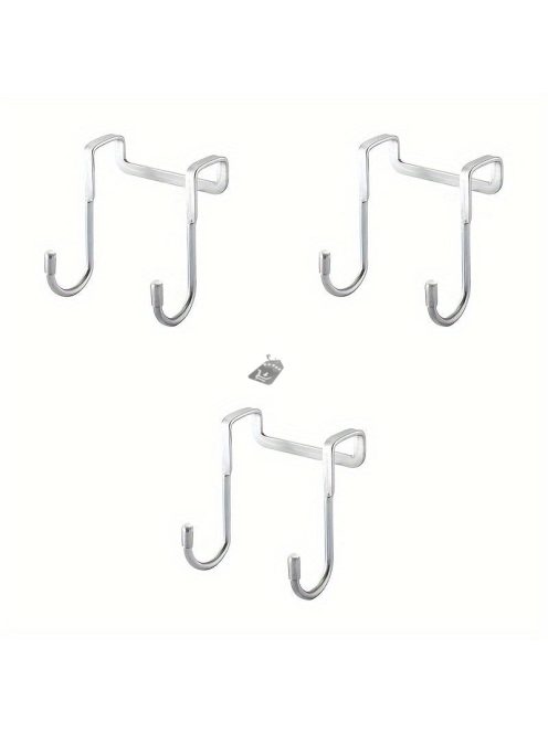 Rozsdamentes acél dupla S-alakú akasztó