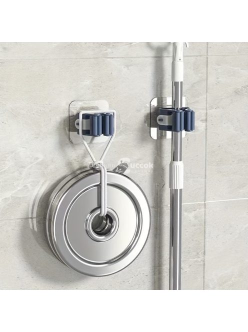 Könnyen Szerelhető Felmosó és Seprű Tartó