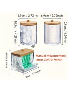 3 darabos törlőkendő-adagoló készlet ablakos fedőkkel