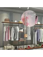 Többlyukú Vállfa tároló fogas