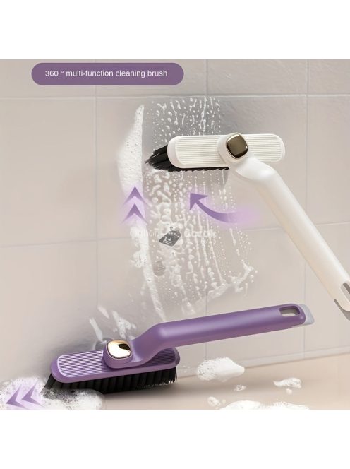 Multifunkciós 360°-ban forgatható tisztítókefe kemény sörtékkel