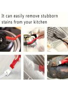 6 részes konyhai tisztítókészlet – Fém és műanyag kaparó és kefe,