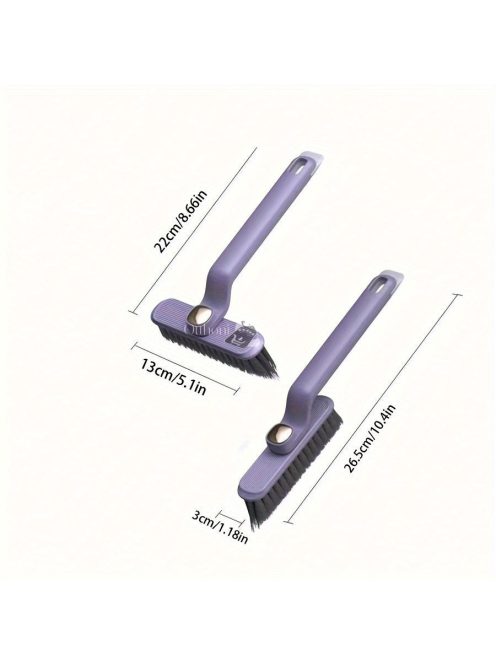 2 az 1-ben multifunkcionális forgó tisztítókefe forgó fejekkel