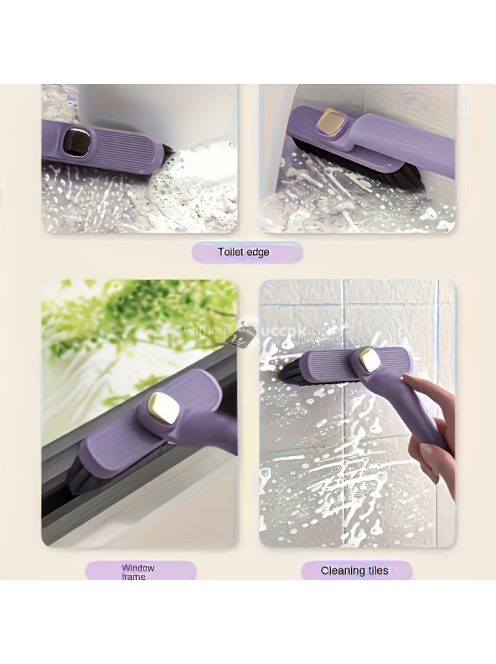 Csempetisztító Kefe Szett Fürdőszobához, Konyhához, WC-hez 360°-ban Forgó Fejjel