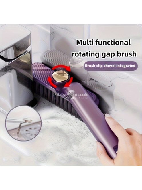 Csempetisztító Kefe Szett Fürdőszobához, Konyhához, WC-hez 360°-ban Forgó Fejjel
