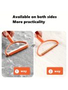 Kétoldalas szöszeltávolító kefe